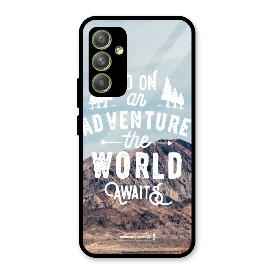 Adventure World Glass Back Case for Galaxy A54