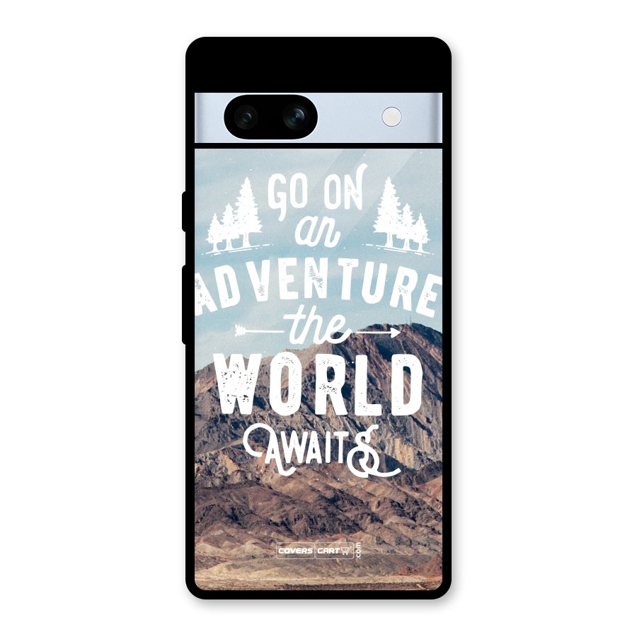 Adventure World Glass Back Case for Google Pixel 7a
