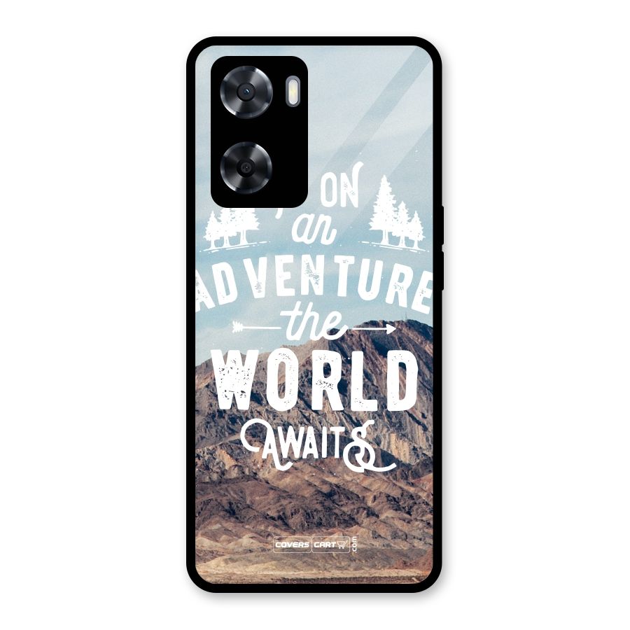 Adventure World Glass Back Case for OnePlus Nord N20 SE