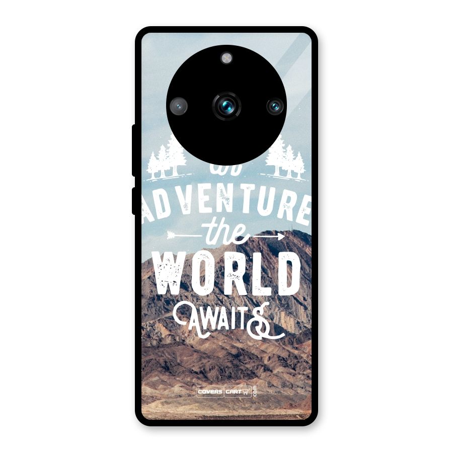 Adventure World Glass Back Case for Realme 11 Pro Plus