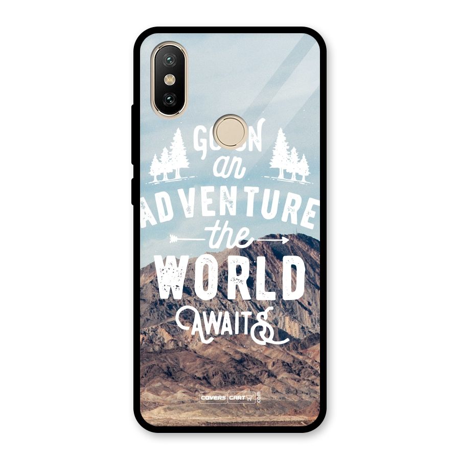 Adventure World Glass Back Case for Redmi A2