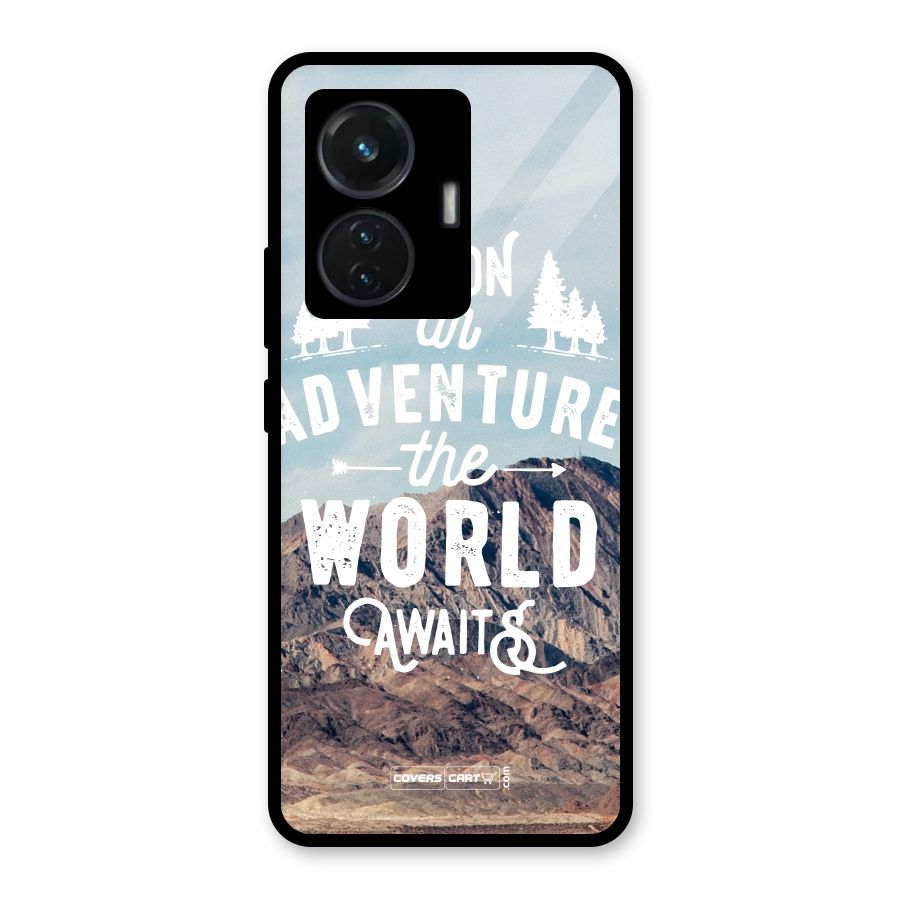 Adventure World Glass Back Case for iQOO Z6 44W