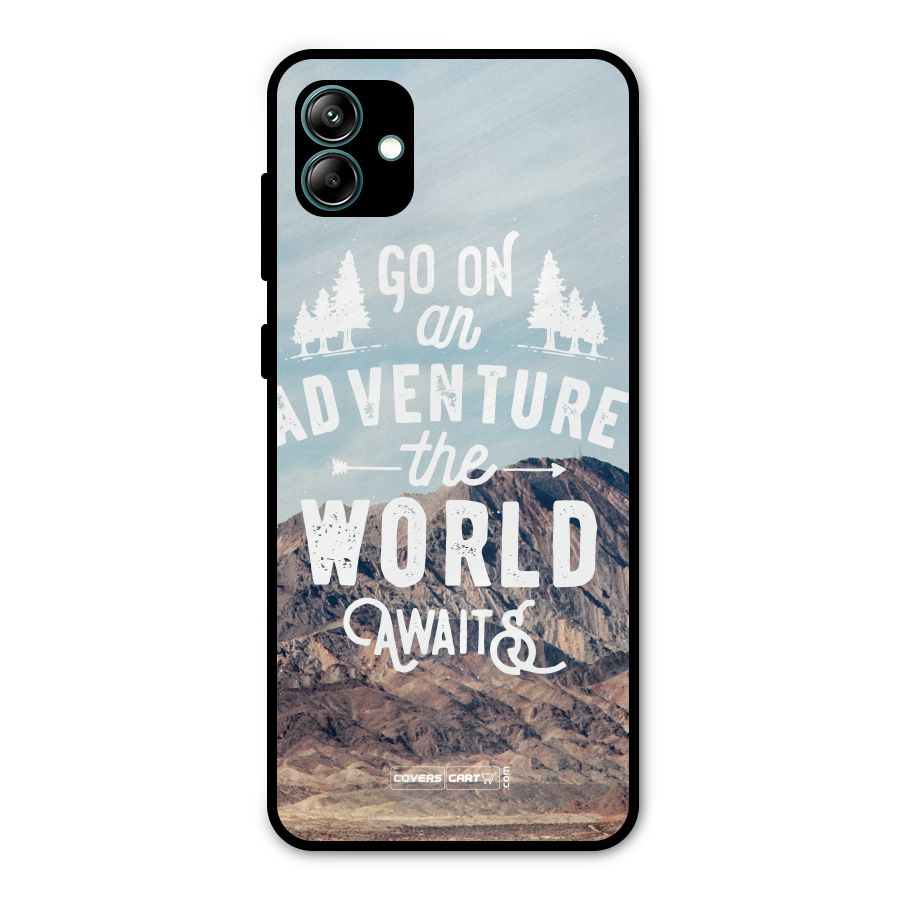 Adventure World Metal Back Case for Galaxy A04