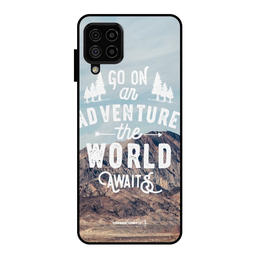 Adventure World Metal Back Case for Galaxy A22 4G