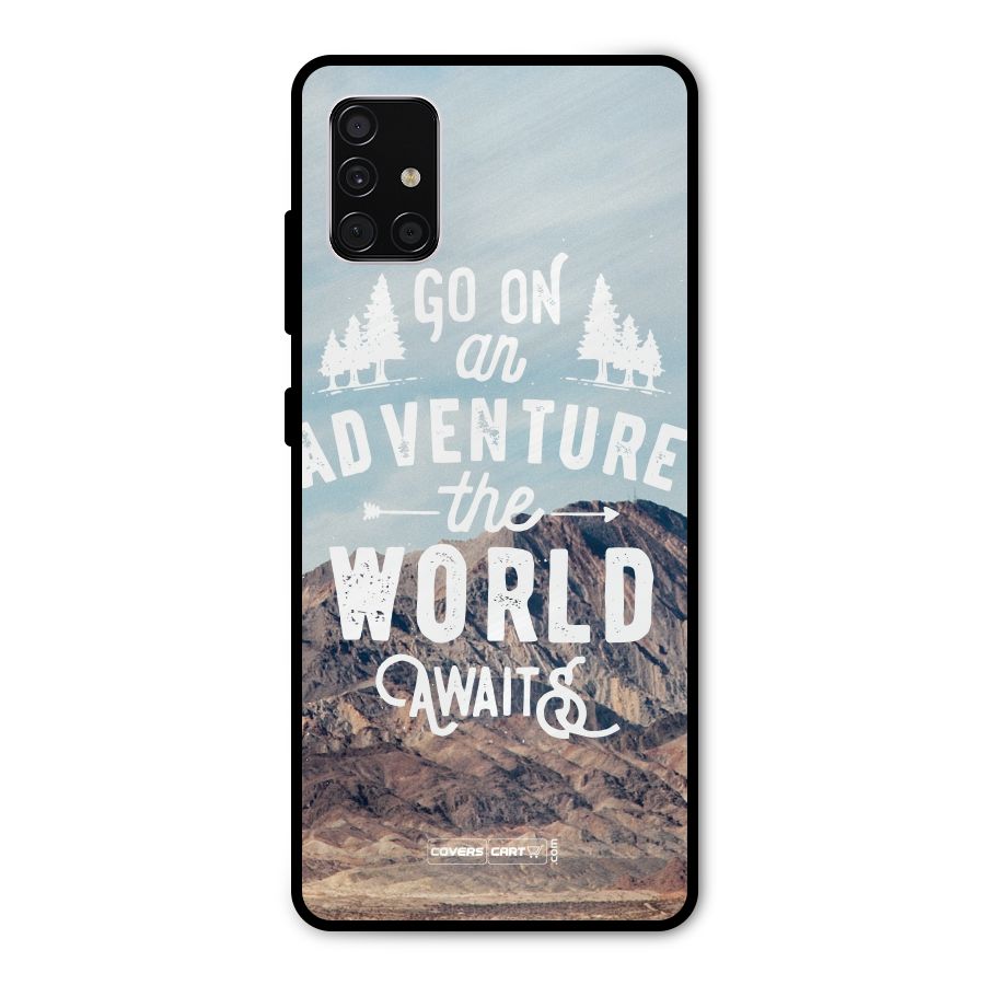 Adventure World Metal Back Case for Galaxy A51