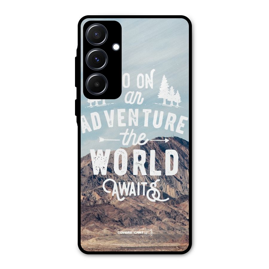 Adventure World Metal Back Case for Galaxy A55
