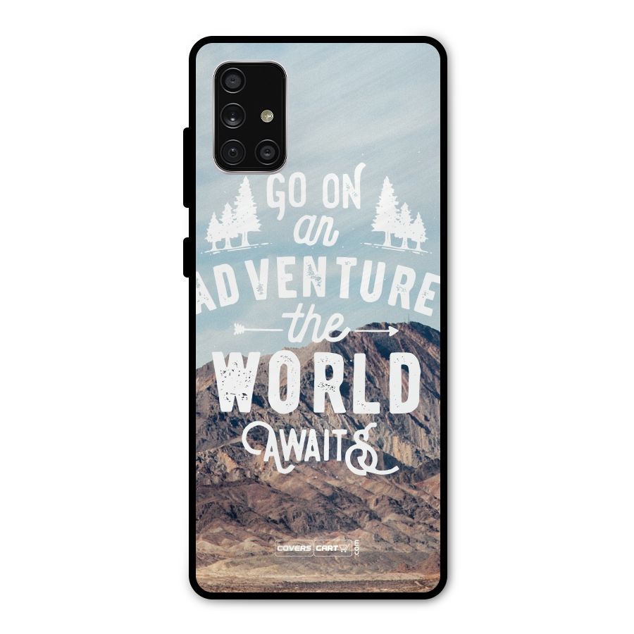 Adventure World Metal Back Case for Galaxy A71