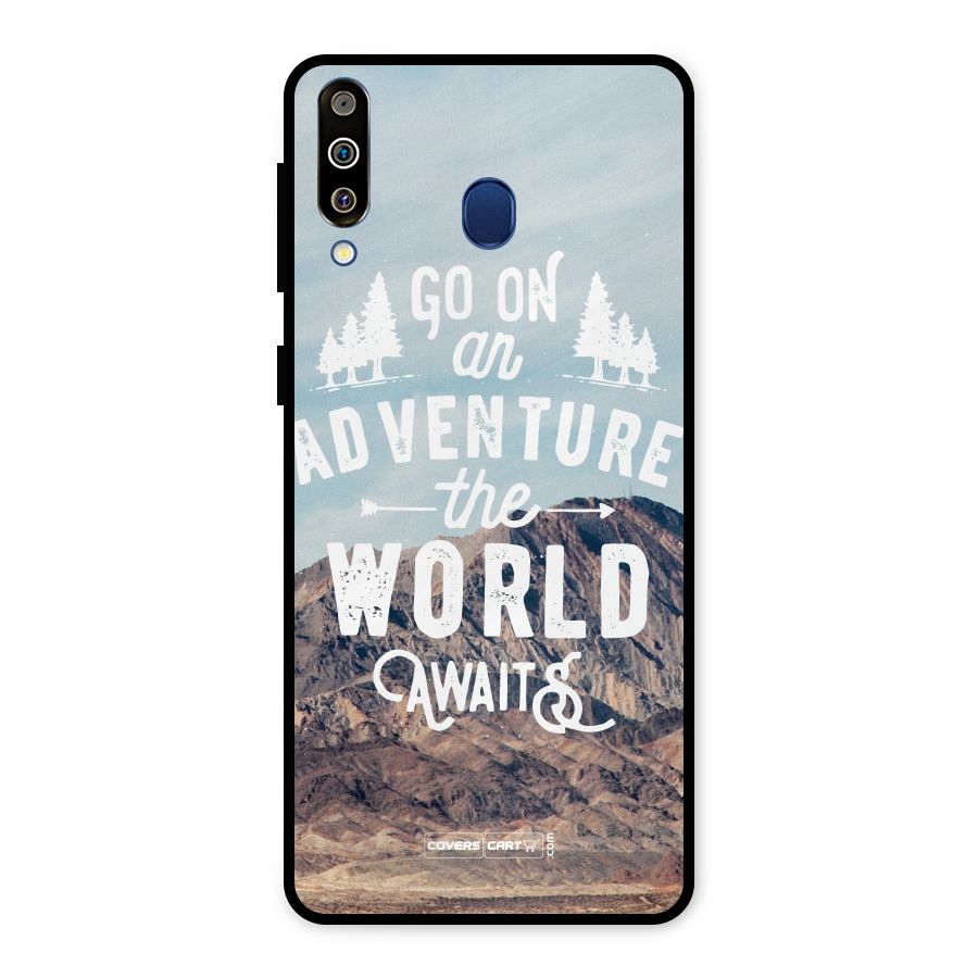 Adventure World Metal Back Case for Galaxy M30
