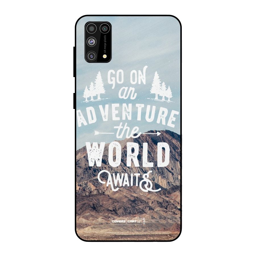 Adventure World Metal Back Case for Galaxy M31