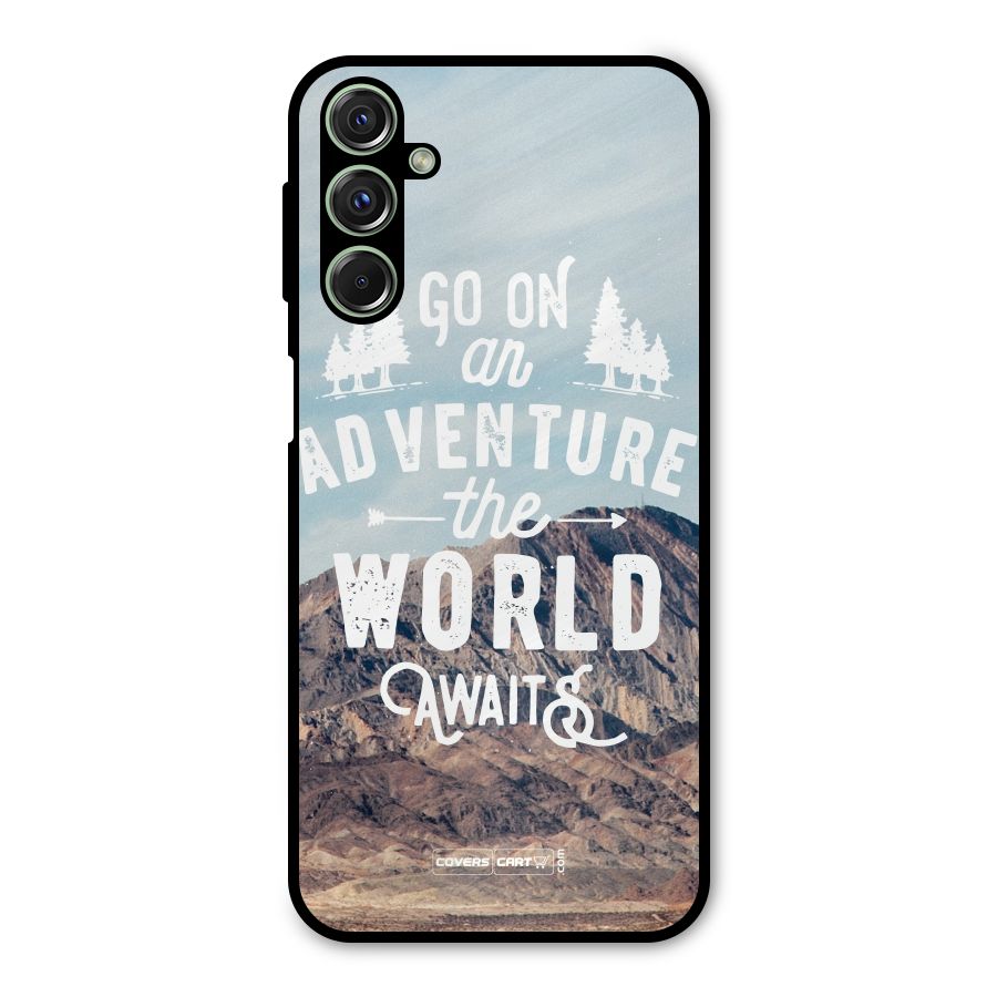 Adventure World Metal Back Case for Galaxy M34