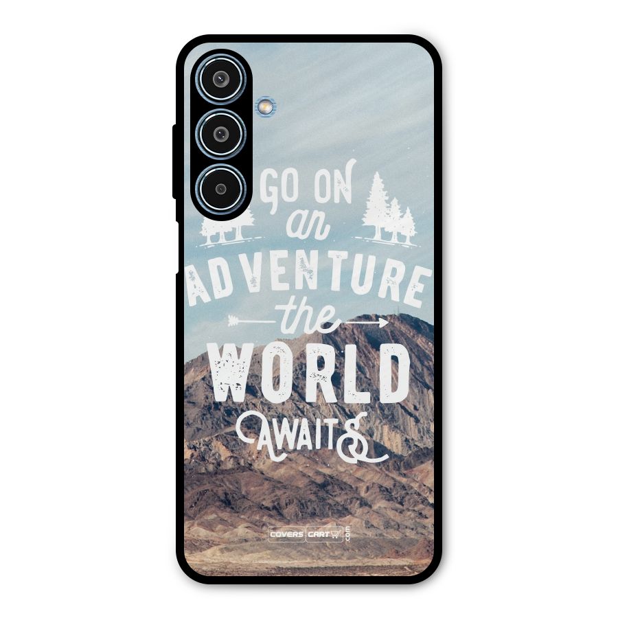 Adventure World Metal Back Case for Galaxy M35