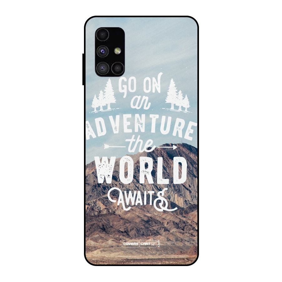 Adventure World Metal Back Case for Galaxy M51