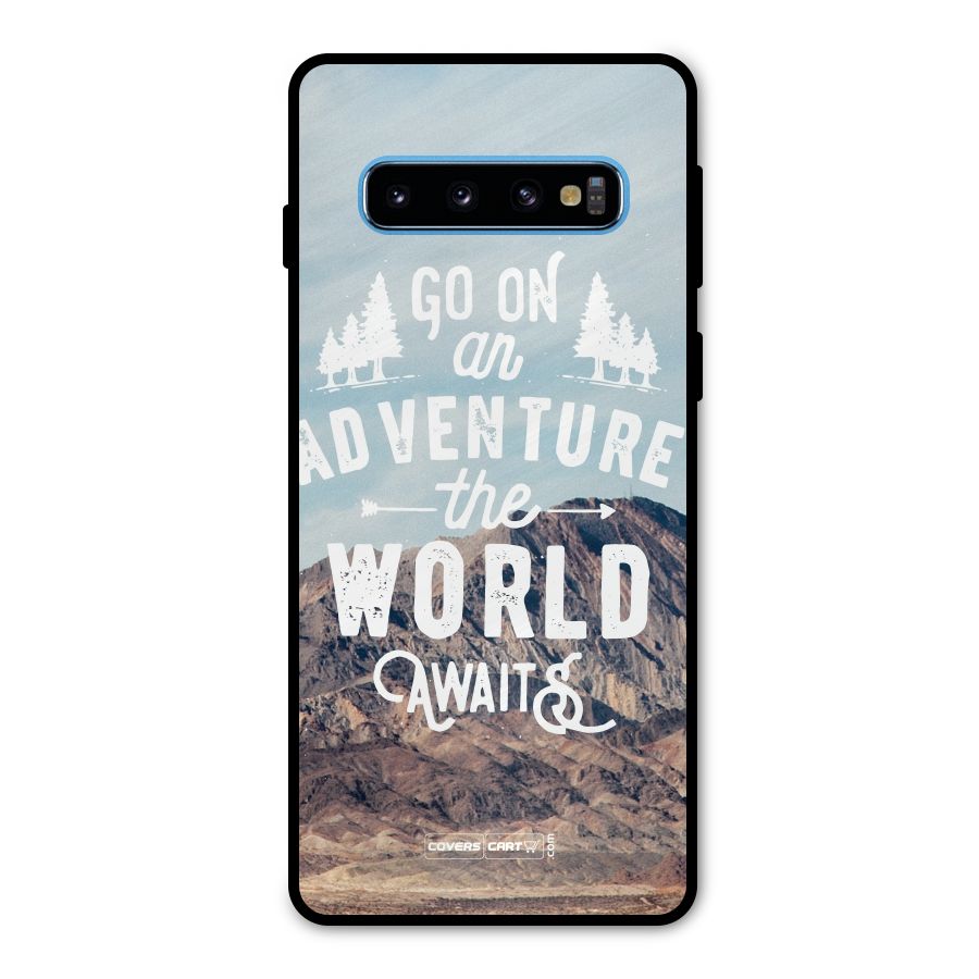 Adventure World Metal Back Case for Galaxy S10