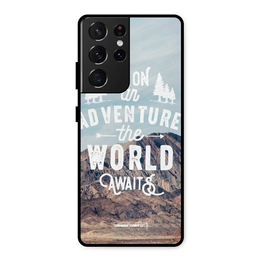 Adventure World Metal Back Case for Galaxy S21 Ultra 5G