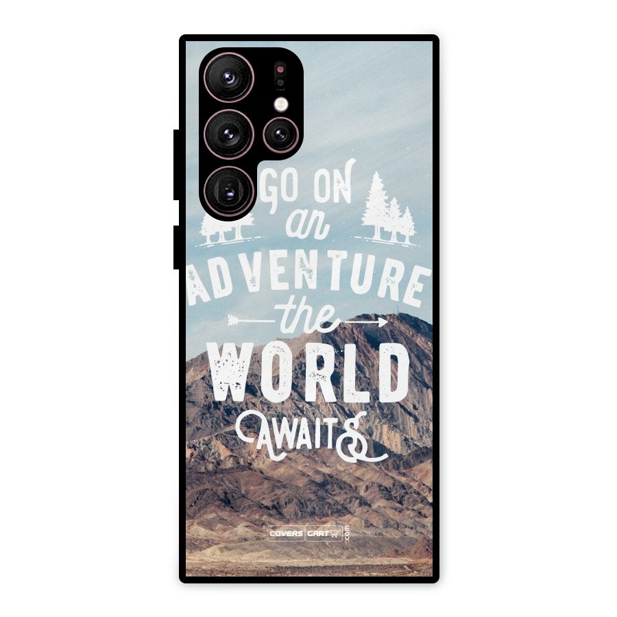 Adventure World Metal Back Case for Galaxy S22 Ultra 5G