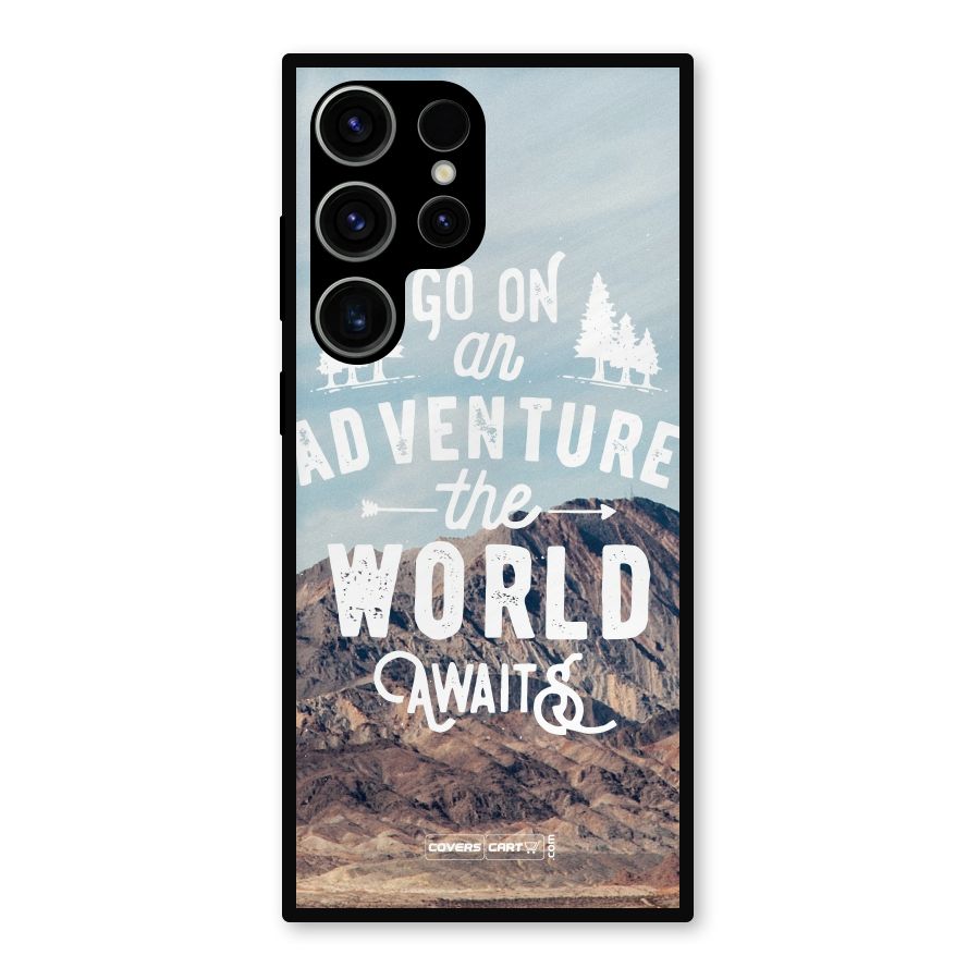 Adventure World Metal Back Case for Galaxy S23 Ultra