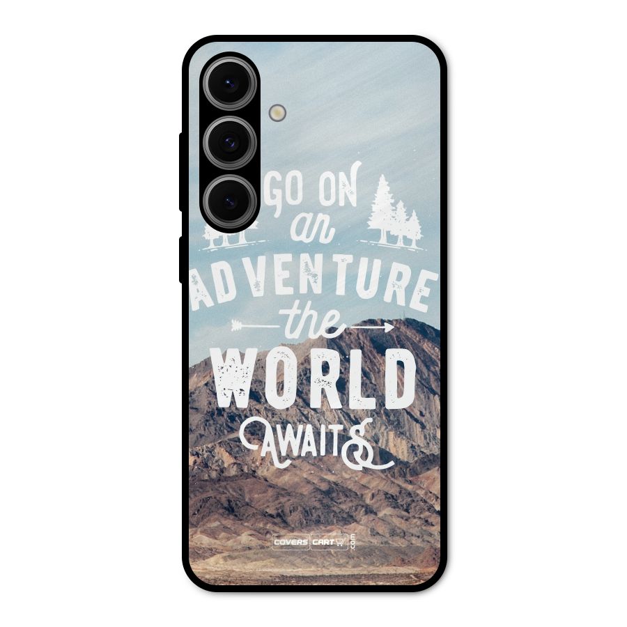 Adventure World Metal Back Case for Galaxy S24 FE