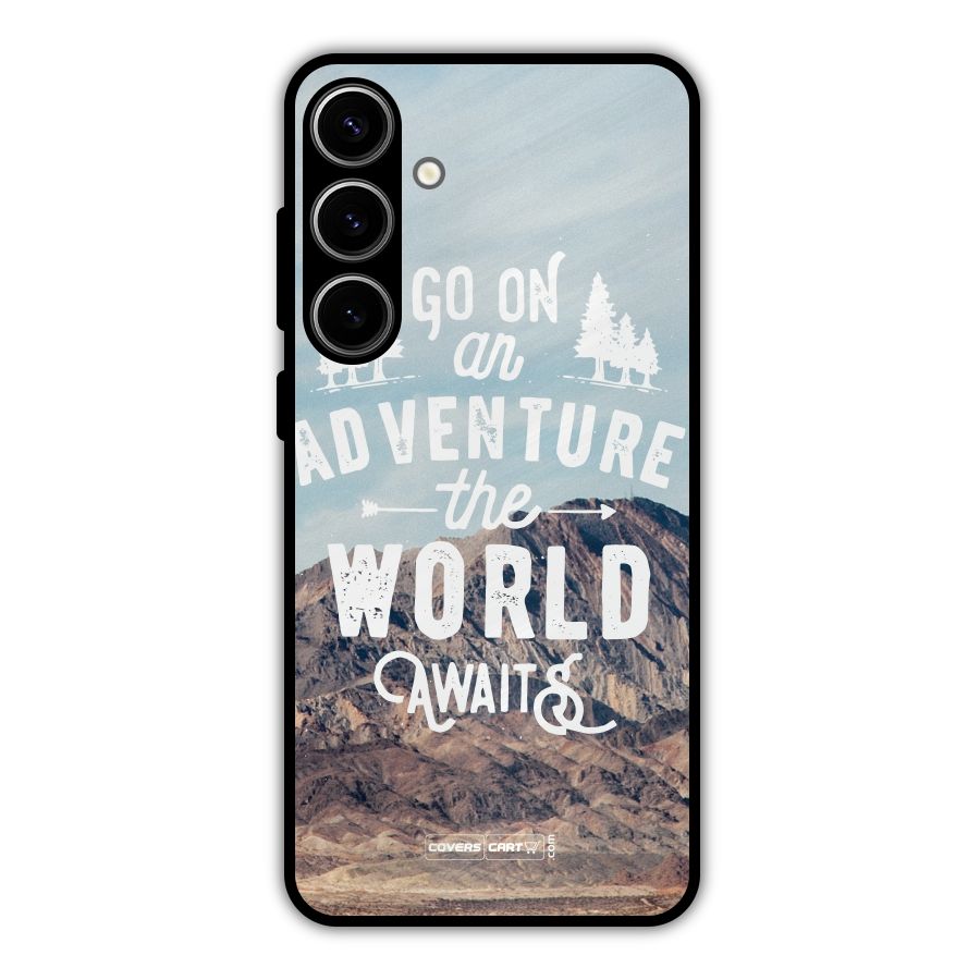 Adventure World Metal Back Case for Galaxy S24 Plus