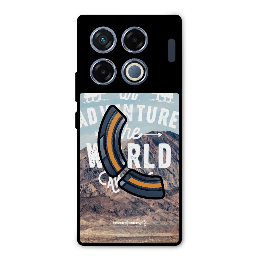 Adventure World Metal Back Case for Infinix GT 20 Pro