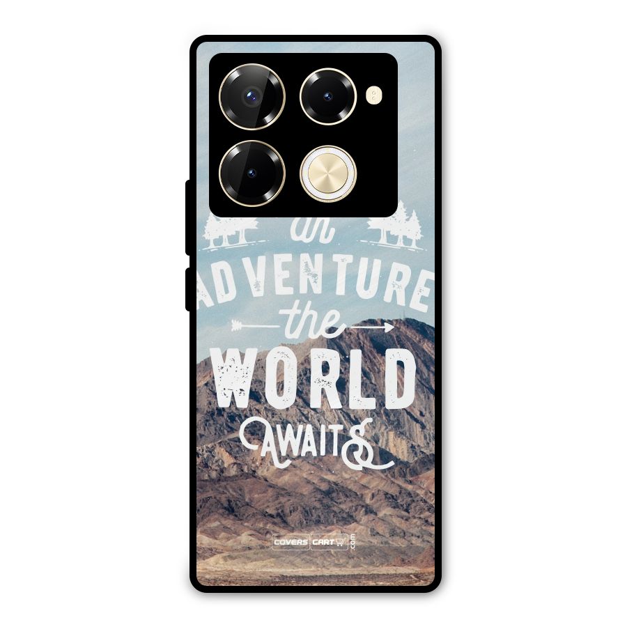 Adventure World Metal Back Case for Infinix Note 40 Pro