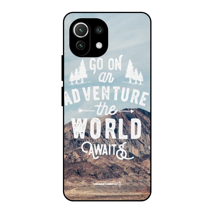 Adventure World Metal Back Case for Mi 11 Lite