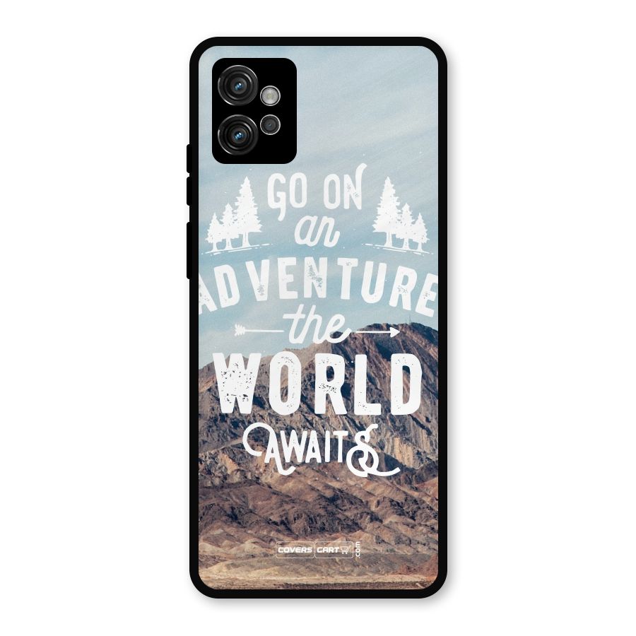 Adventure World Metal Back Case for Moto G32
