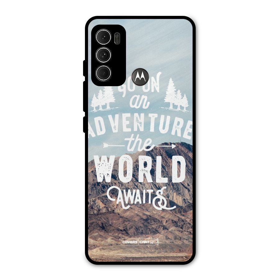 Adventure World Metal Back Case for Moto G60