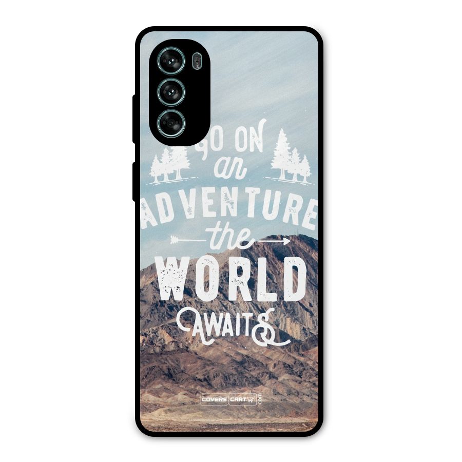 Adventure World Metal Back Case for Moto G62