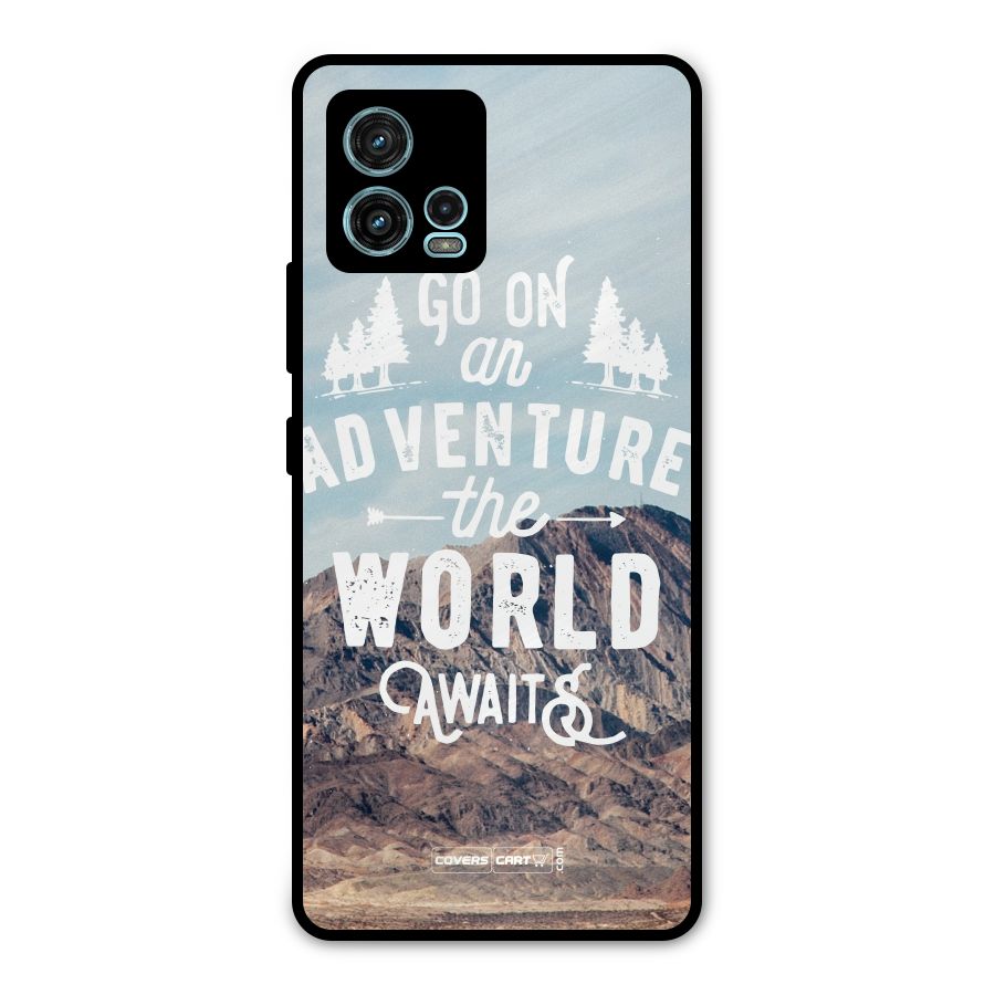 Adventure World Metal Back Case for Moto G72