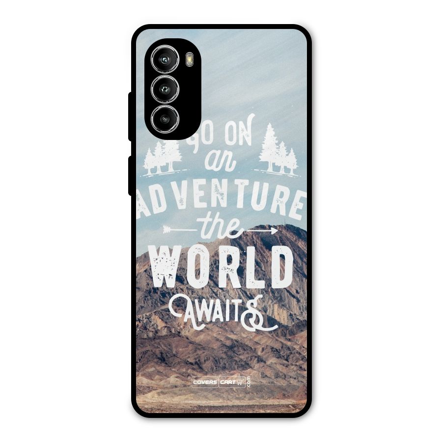 Adventure World Metal Back Case for Moto G82