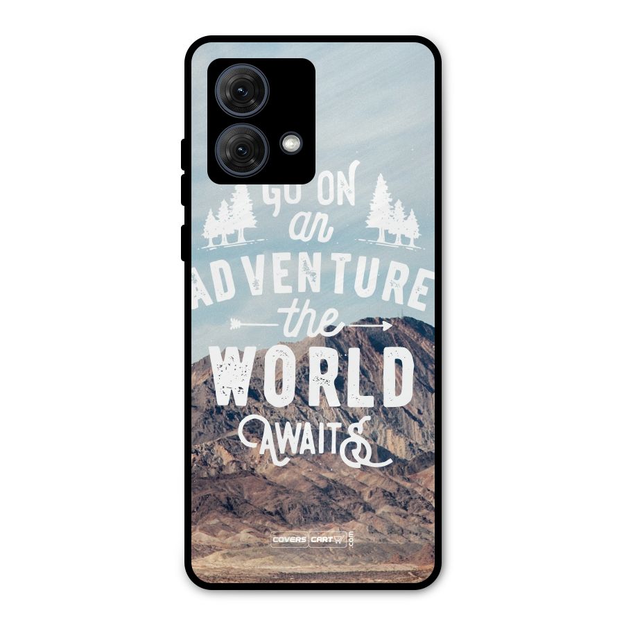 Adventure World Metal Back Case for Moto G84