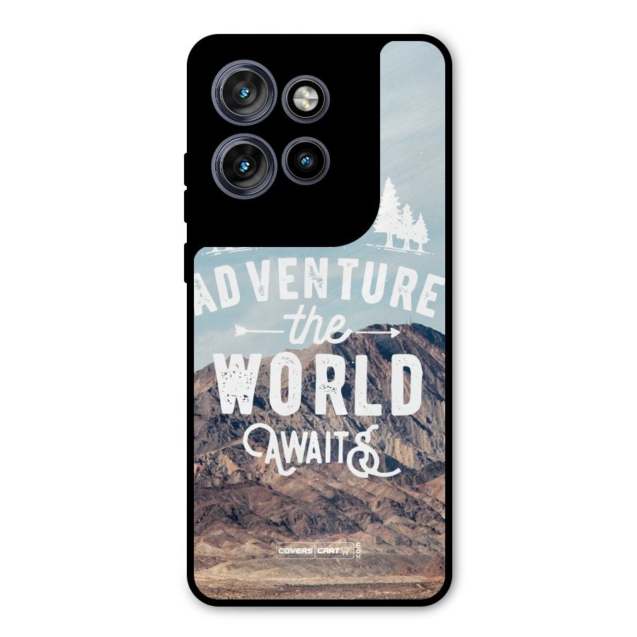 Adventure World Metal Back Case for Motorola Edge 50 Neo