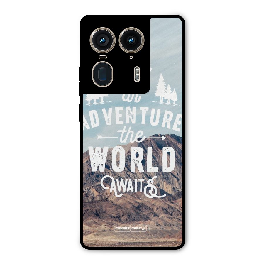 Adventure World Metal Back Case for Motorola Edge 50 Ultra