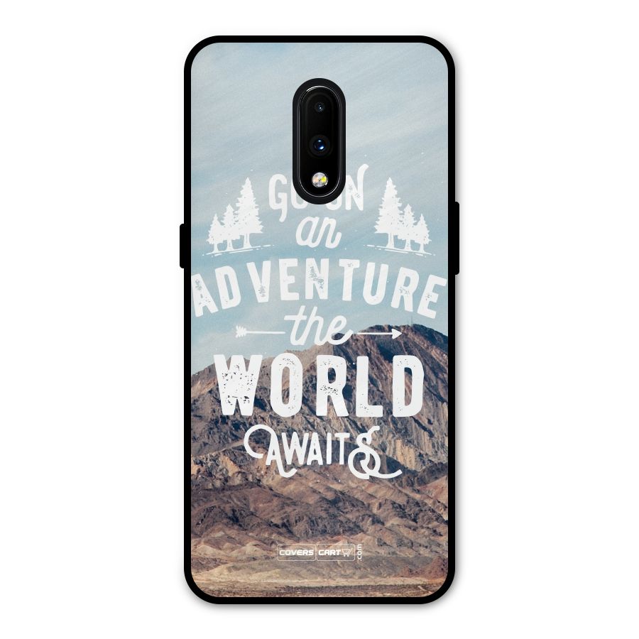 Adventure World Metal Back Case for OnePlus 7