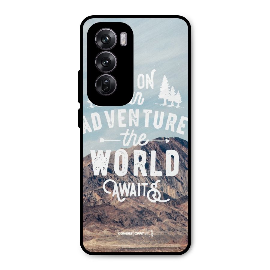 Adventure World Metal Back Case for Oppo Reno12 Pro
