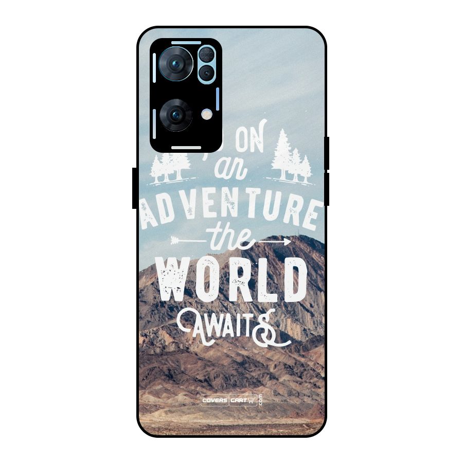 Adventure World Metal Back Case for Oppo Reno7 Pro 5G