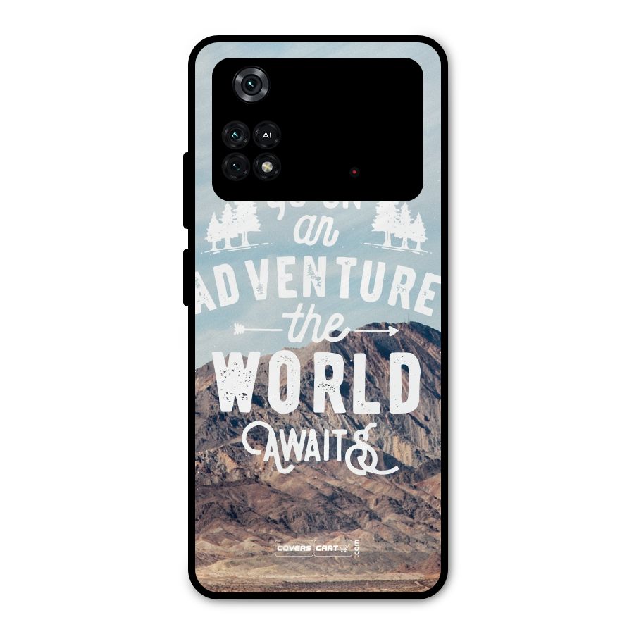 Adventure World Metal Back Case for Poco M4 Pro 4G