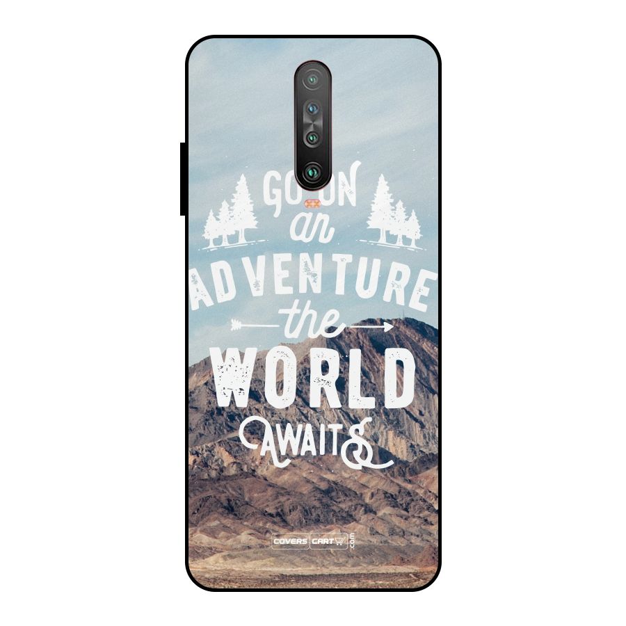Adventure World Metal Back Case for Poco X2