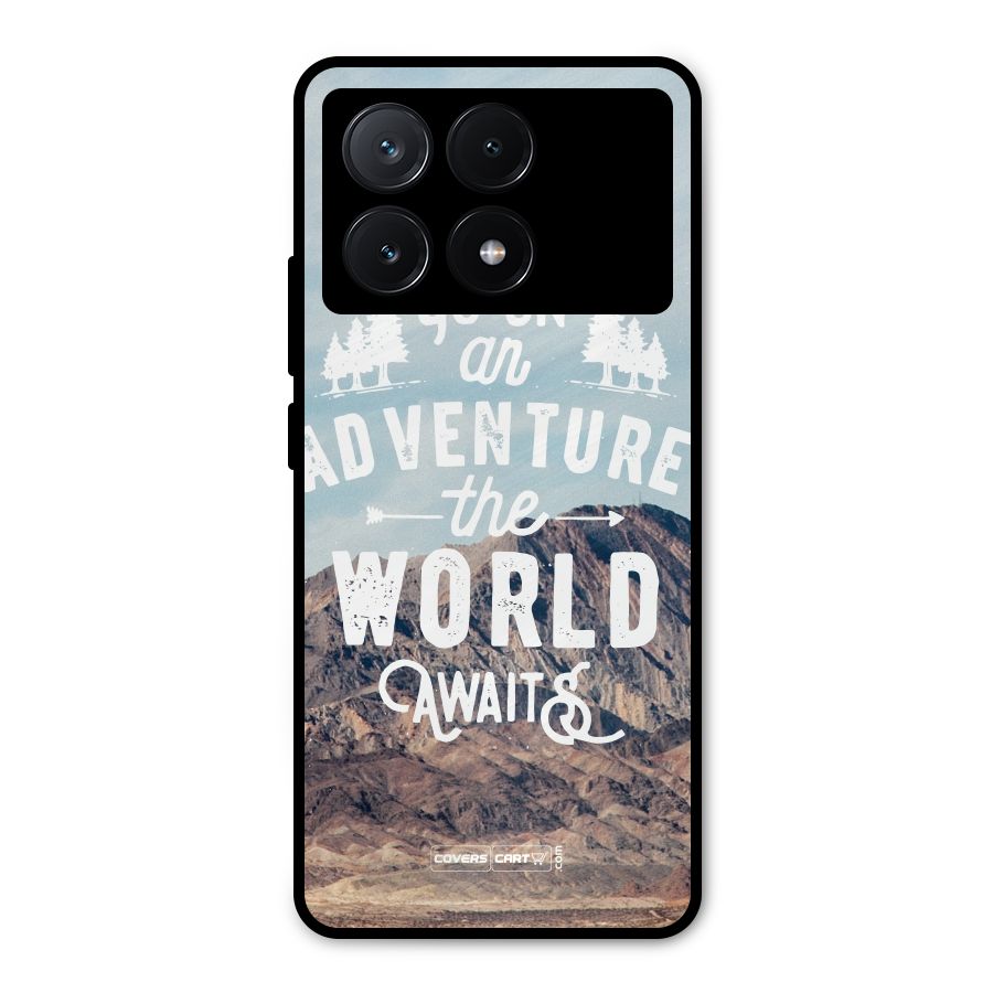 Adventure World Metal Back Case for Poco X6 Pro
