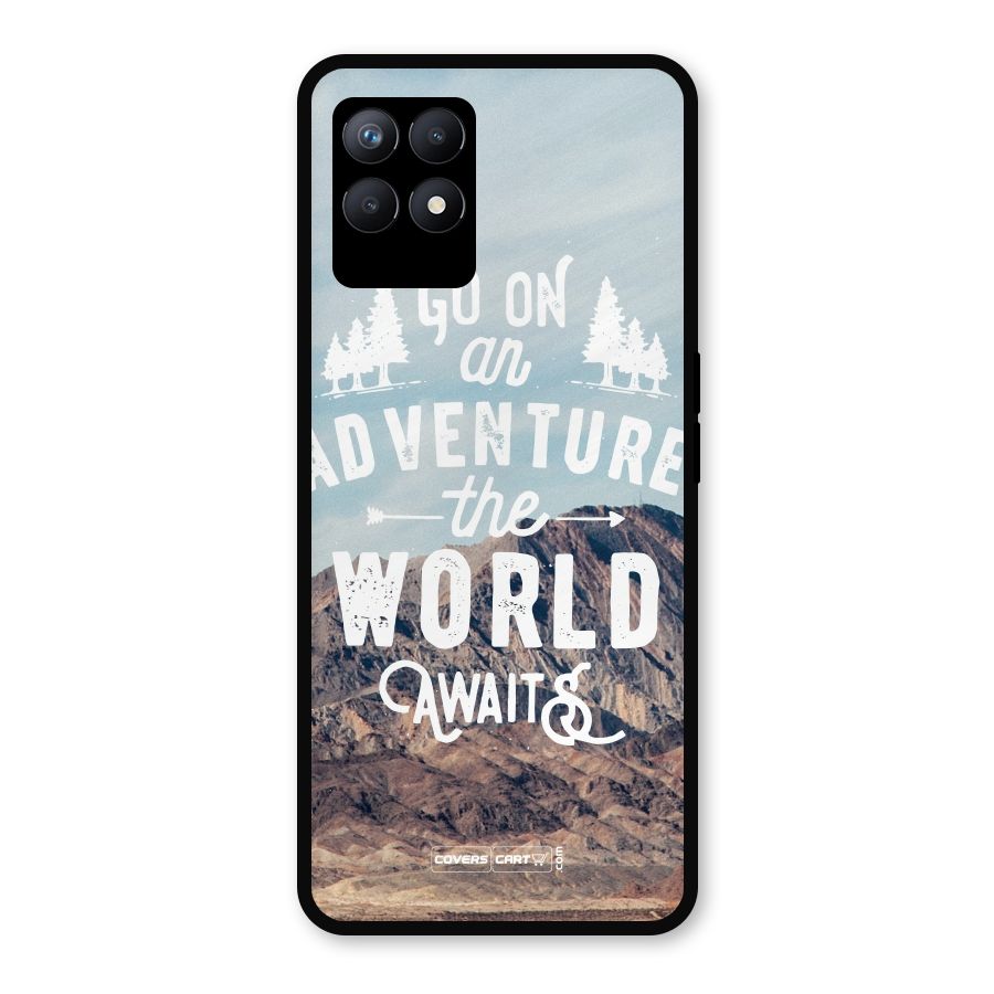 Adventure World Metal Back Case for Realme 8i