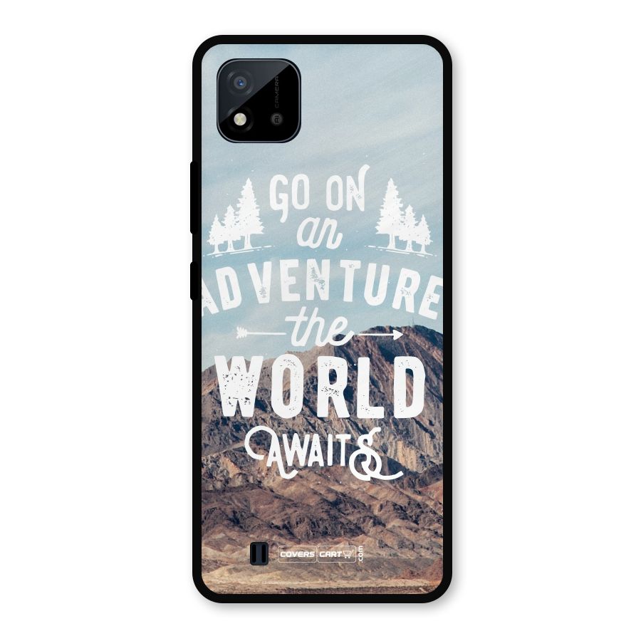 Adventure World Metal Back Case for Realme C11 2021