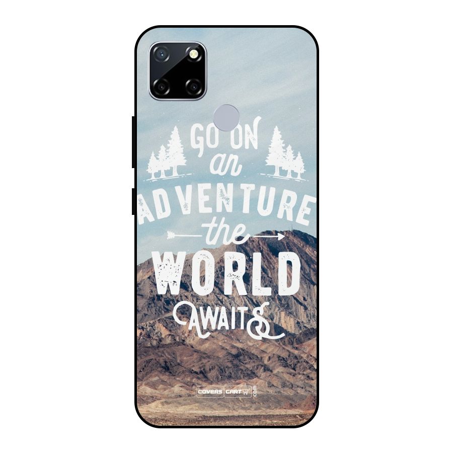 Adventure World Metal Back Case for Realme Narzo 20
