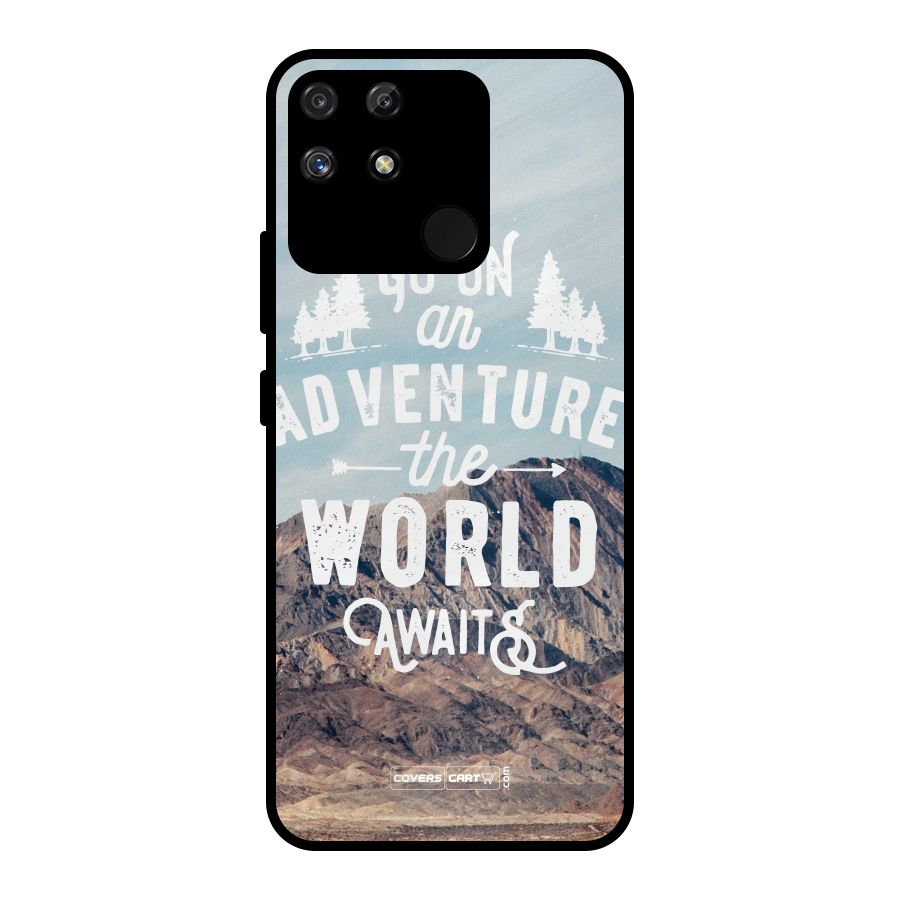Adventure World Metal Back Case for Realme Narzo 50A