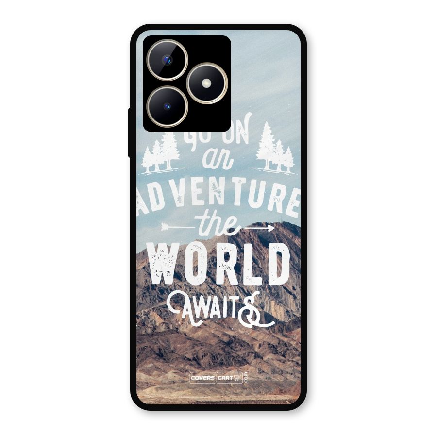 Adventure World Metal Back Case for Realme Narzo N53