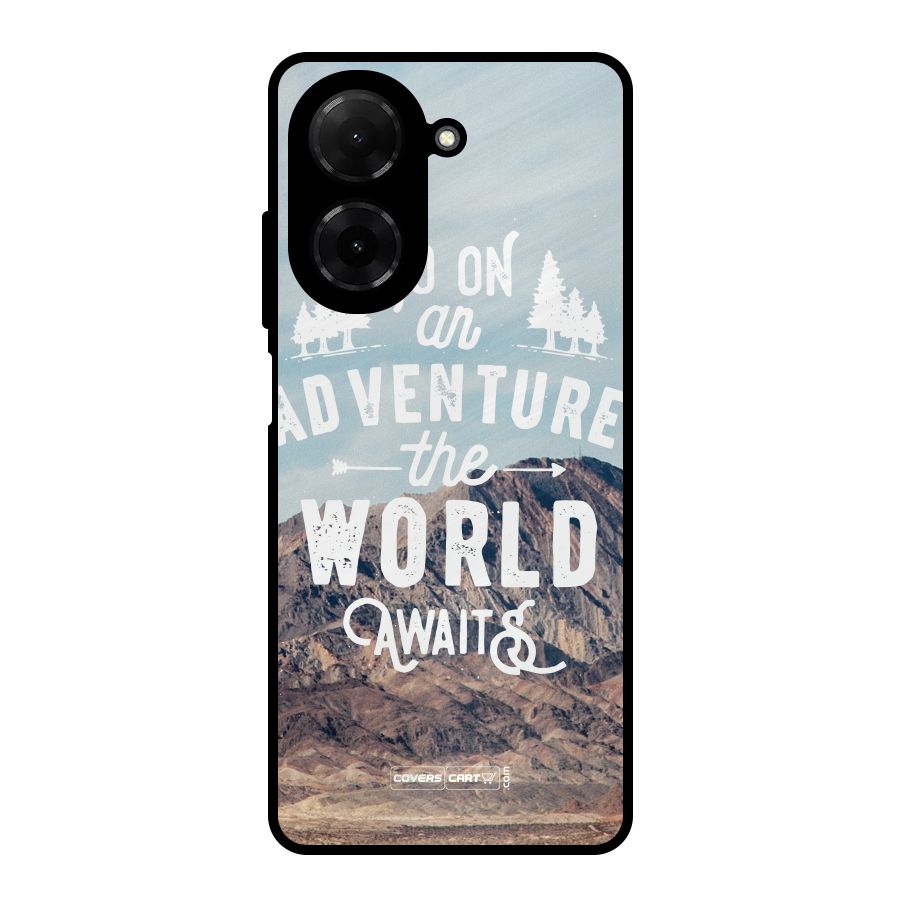 Adventure World Metal Back Case for Redmi A5 4G