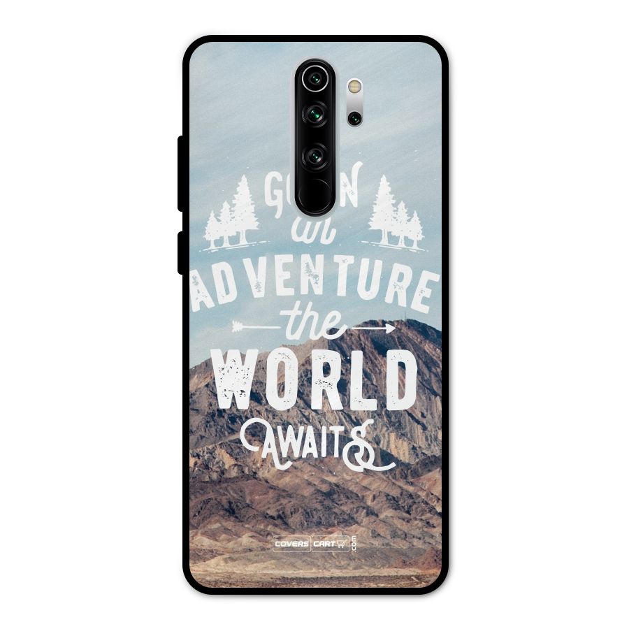 Adventure World Metal Back Case for Redmi Note 8 Pro