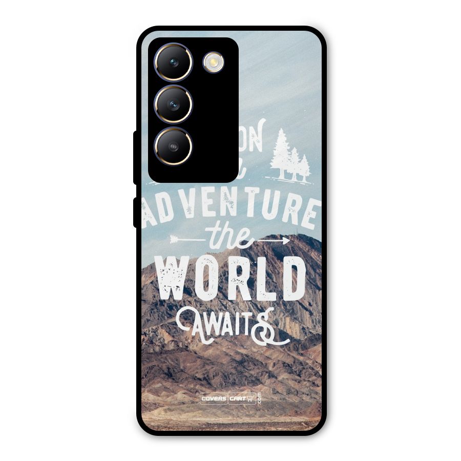 Adventure World Metal Back Case for Vivo T3 5G