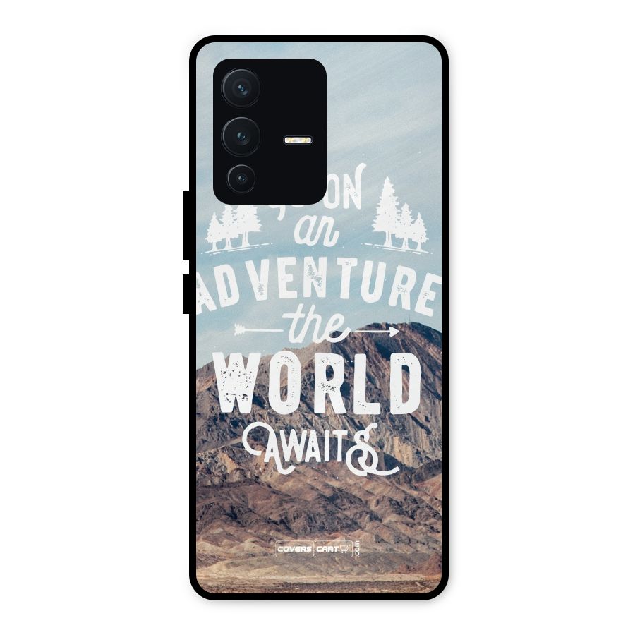 Adventure World Metal Back Case for Vivo V23 5G