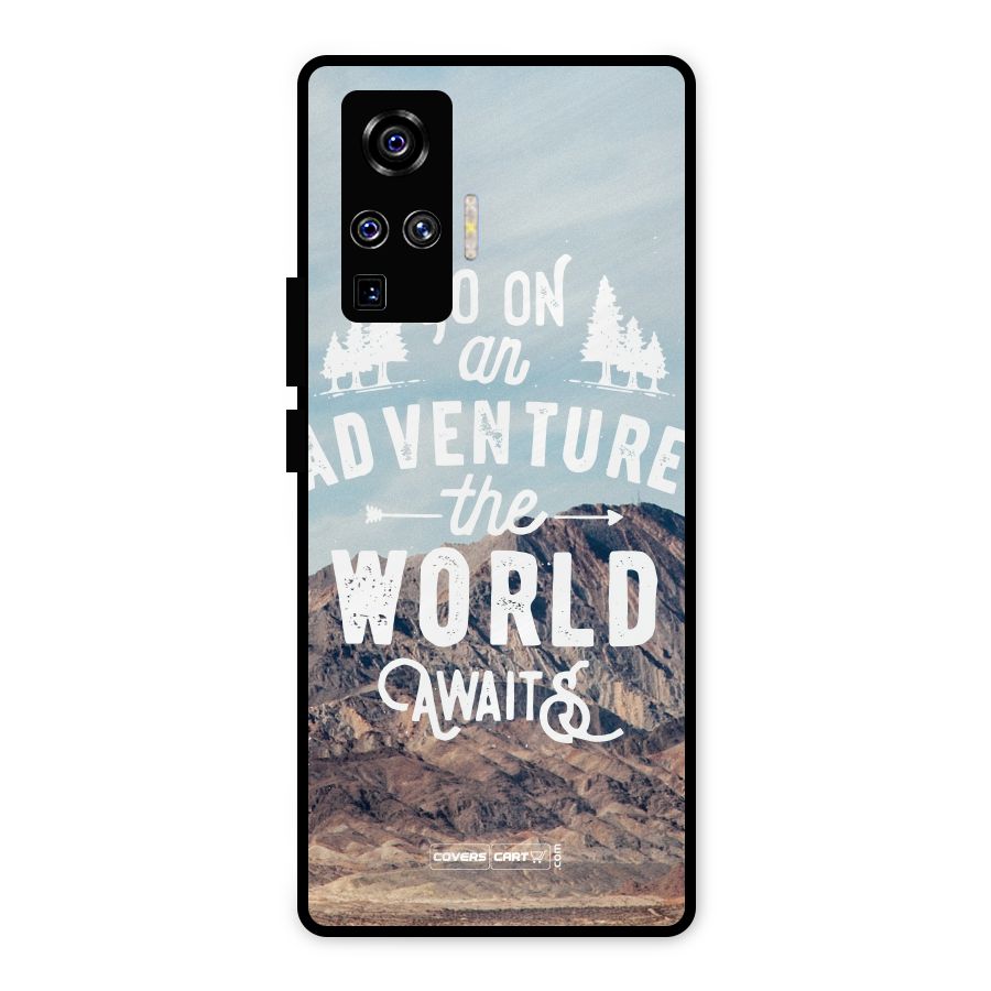 Adventure World Metal Back Case for Vivo X50 Pro