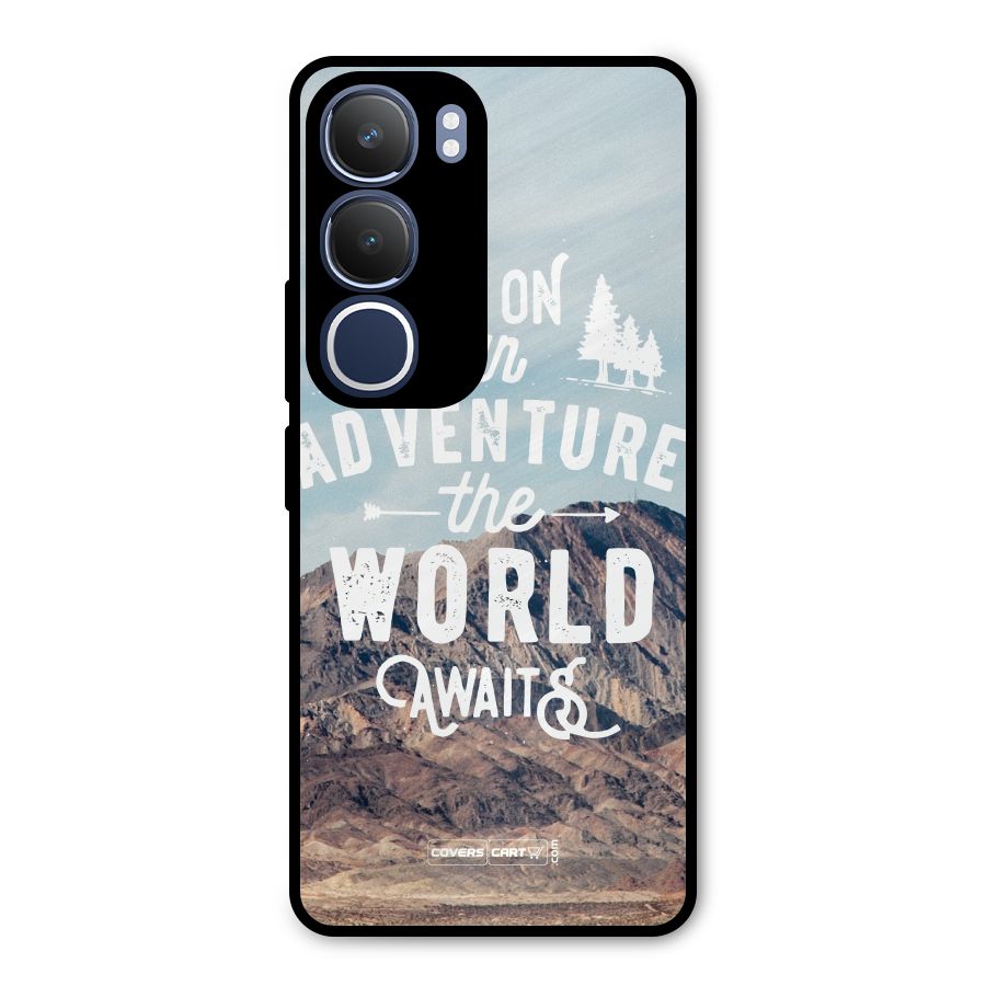 Adventure World Metal Back Case for Vivo Y29